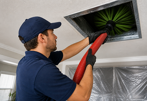 Air Duct cleaning work