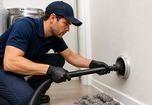 Vent cleaning work